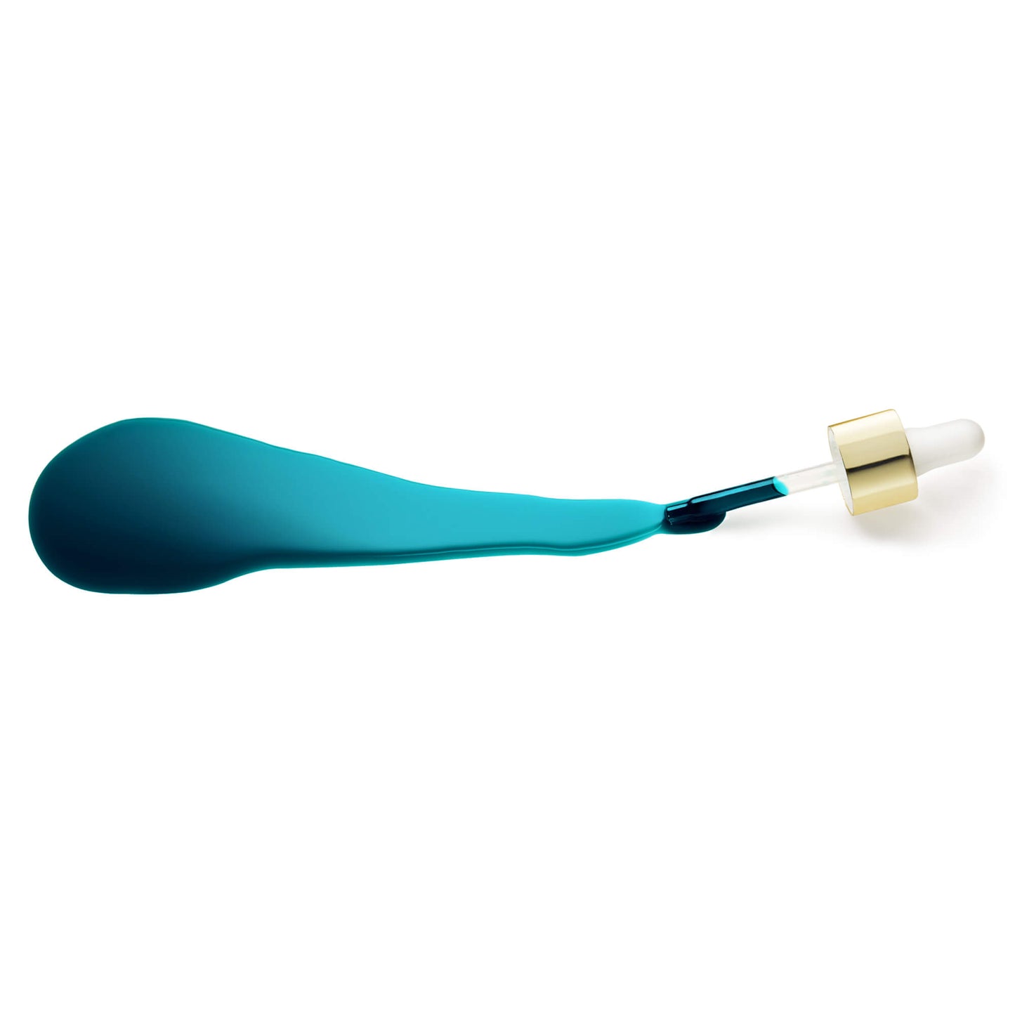 Lay down of Luna Sleeping Night Oil with lay down dropper and blue oil spill