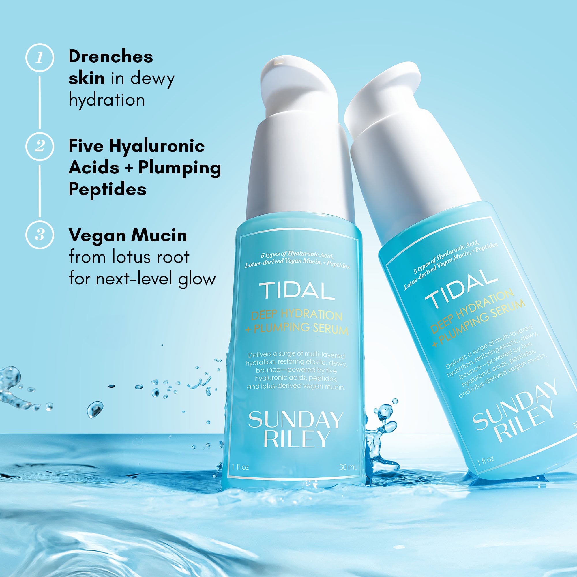 Tidal Deep Hydration + Plumping Serum