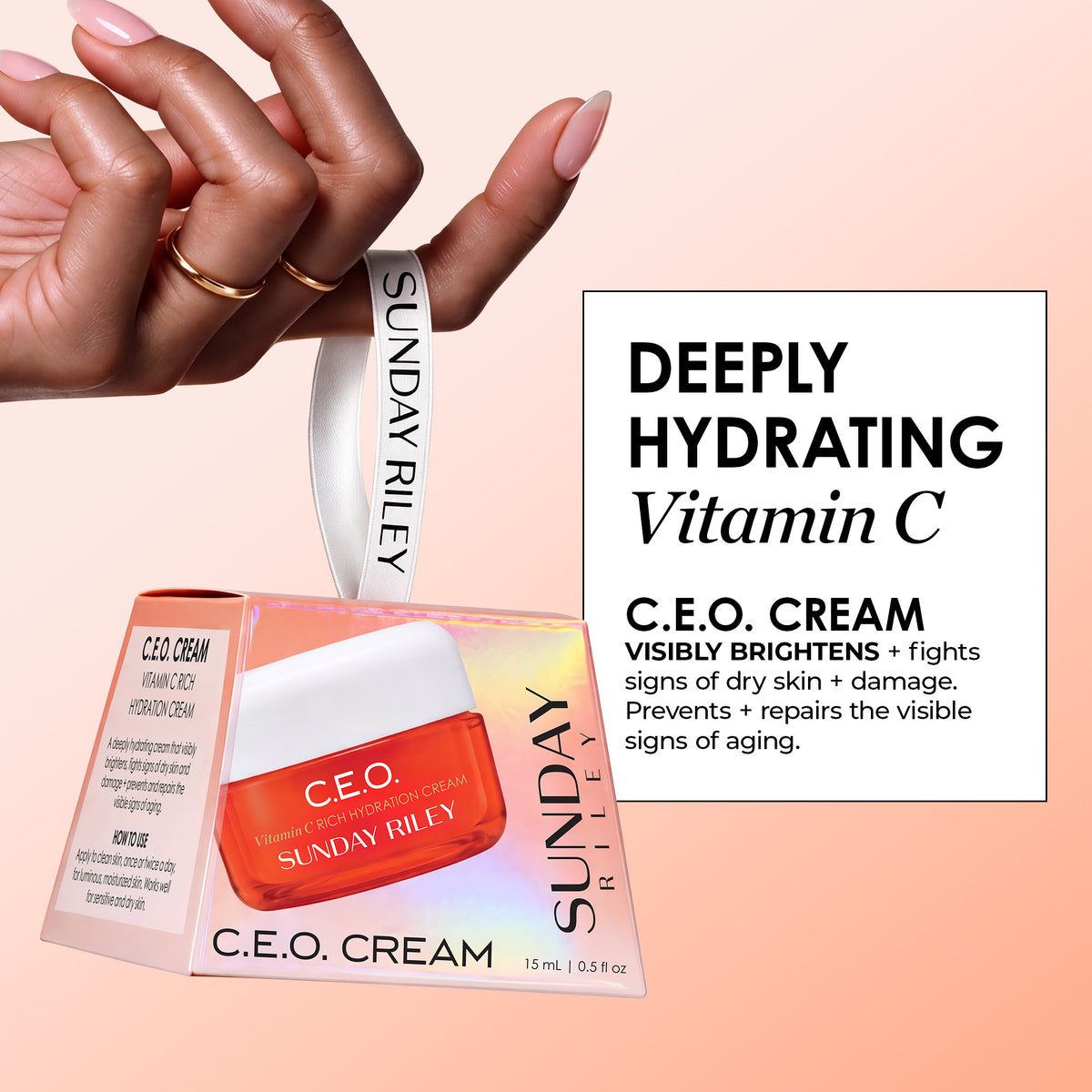 C.E.O. Cream Ornament