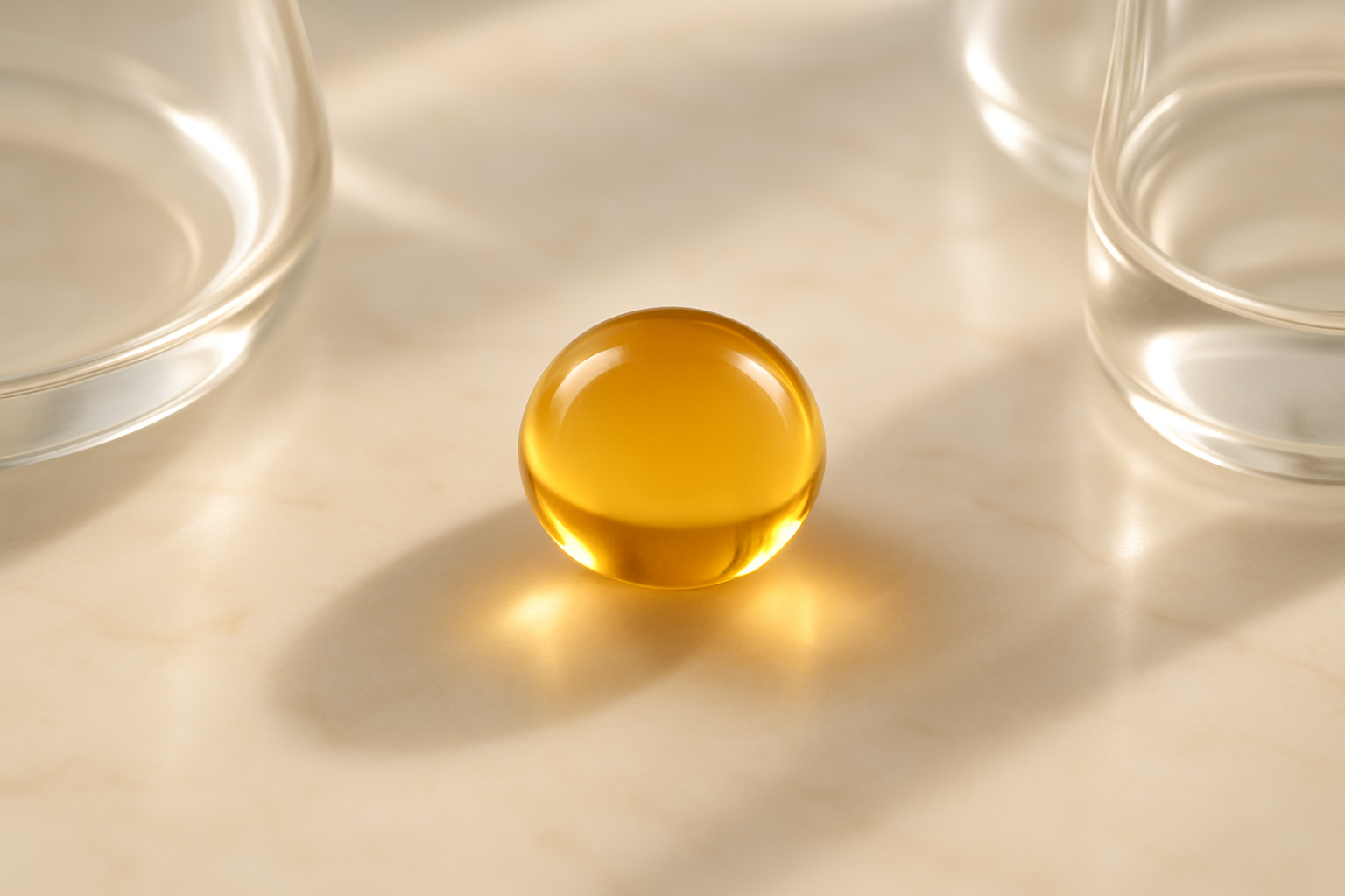 a drop of Vitamin C (tetrahexyldecyl ascorbate)