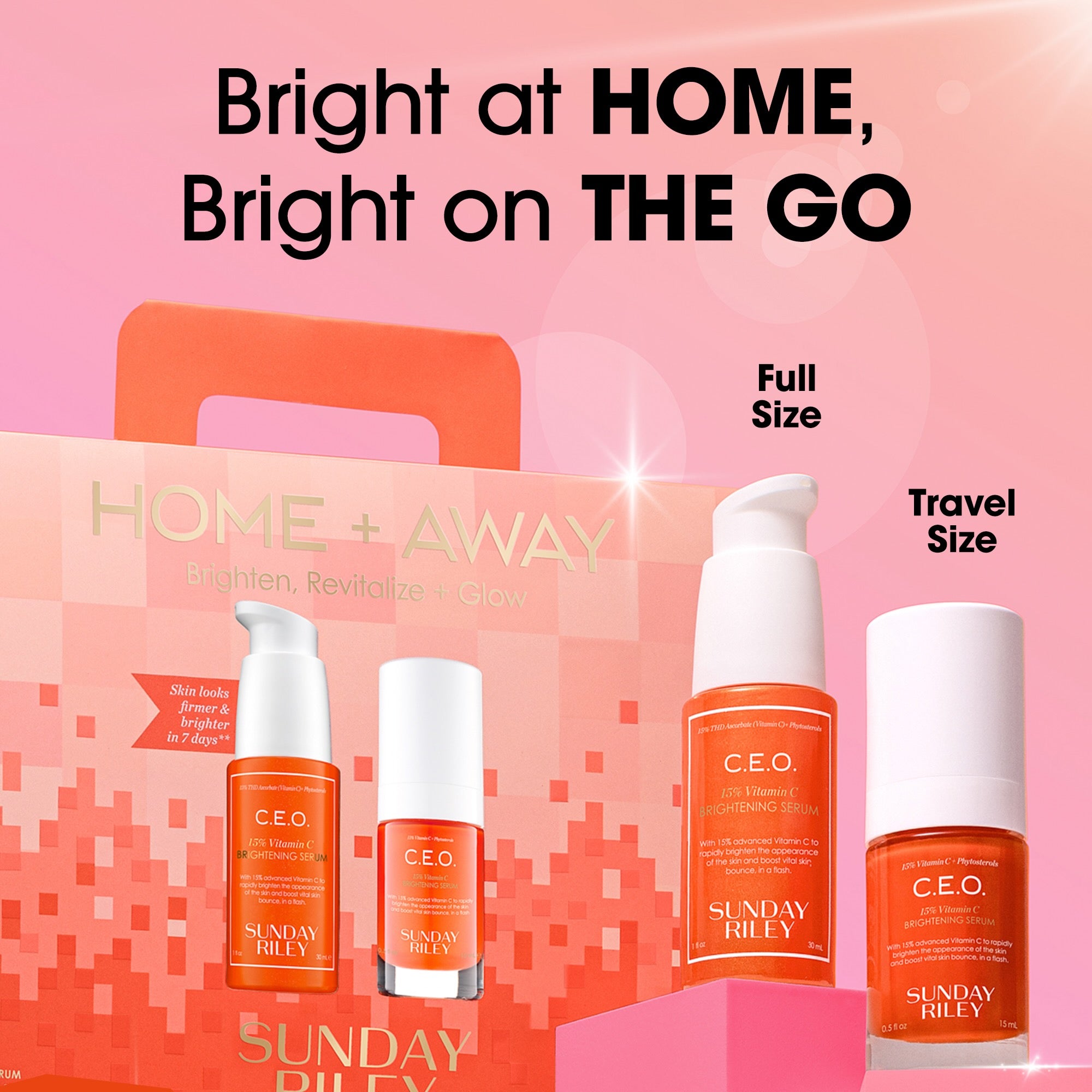 Home + Away Brighten, Revitalize + Glow – Sunday Riley