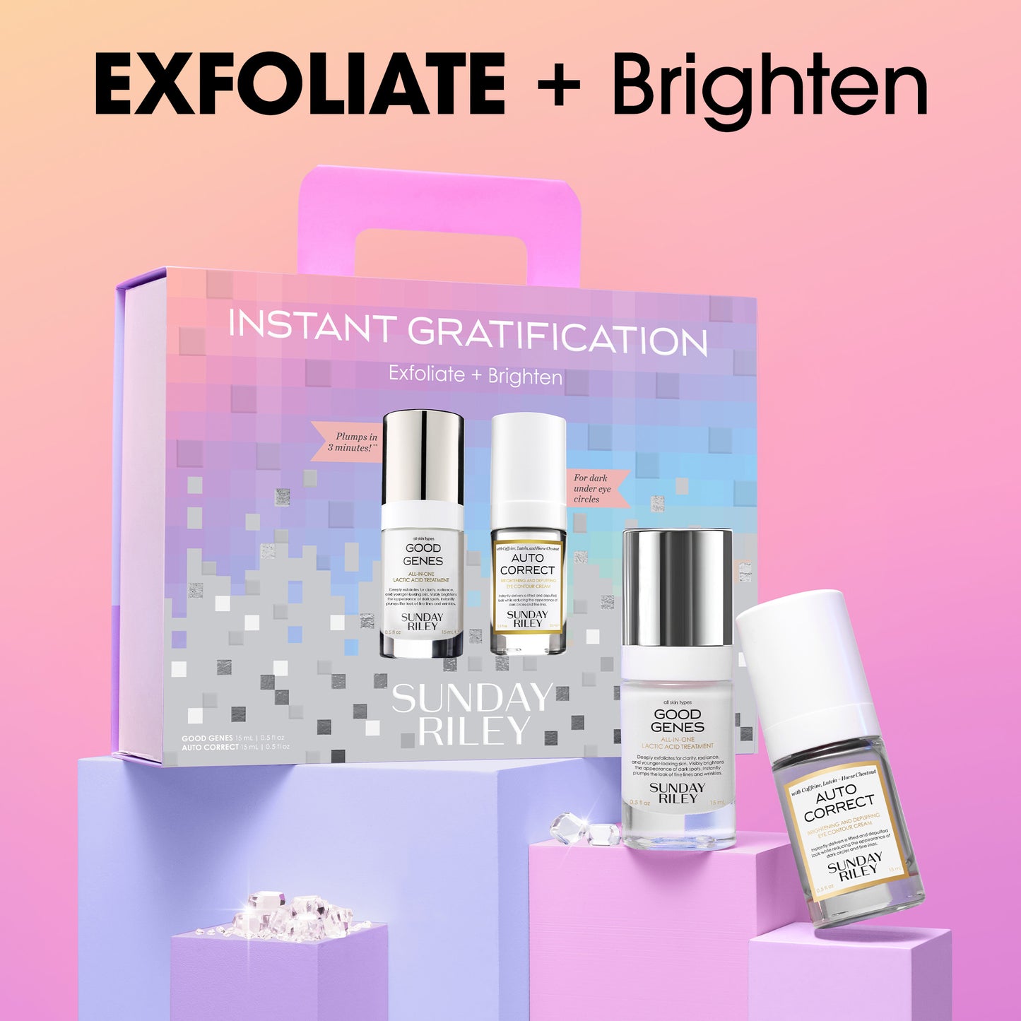 Instant Gratification Exfoliate + Brighten