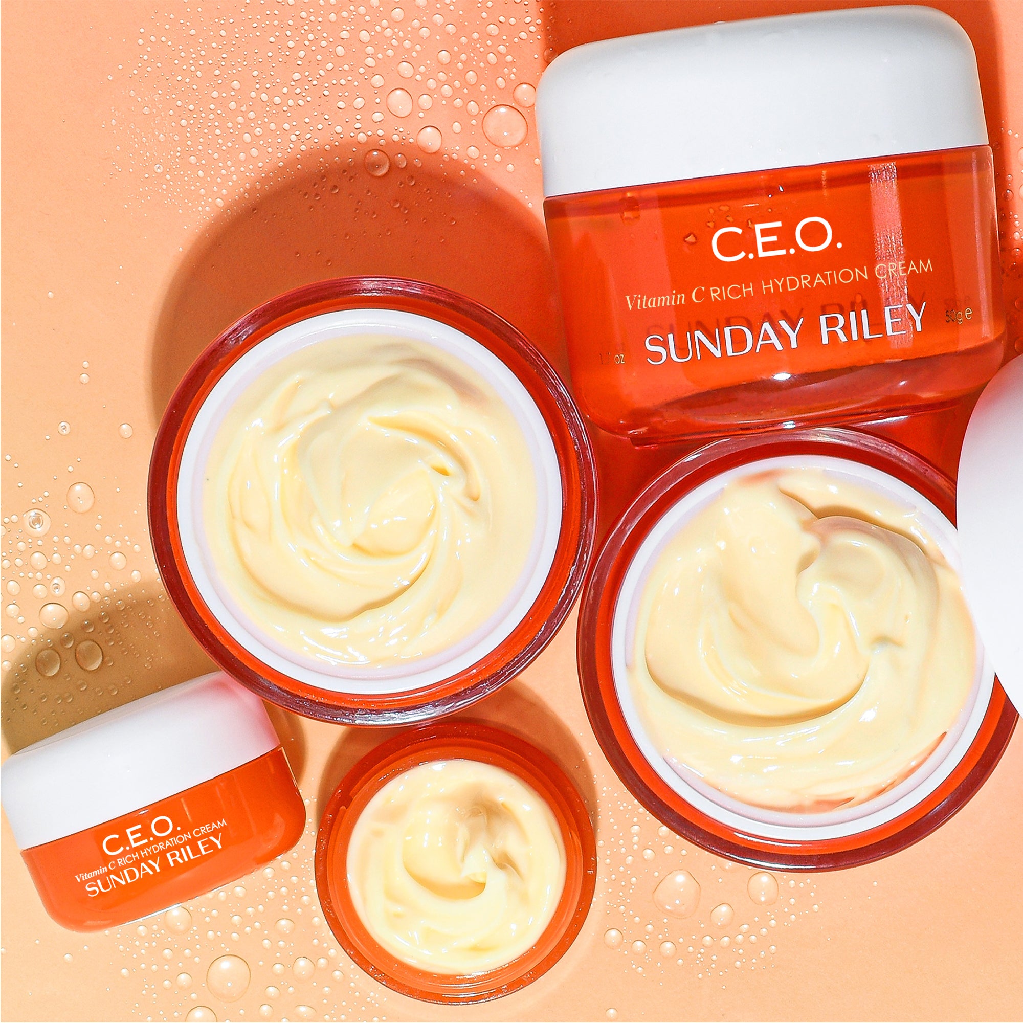 Ceo sunday Riley vitamin c selling and hydration cream