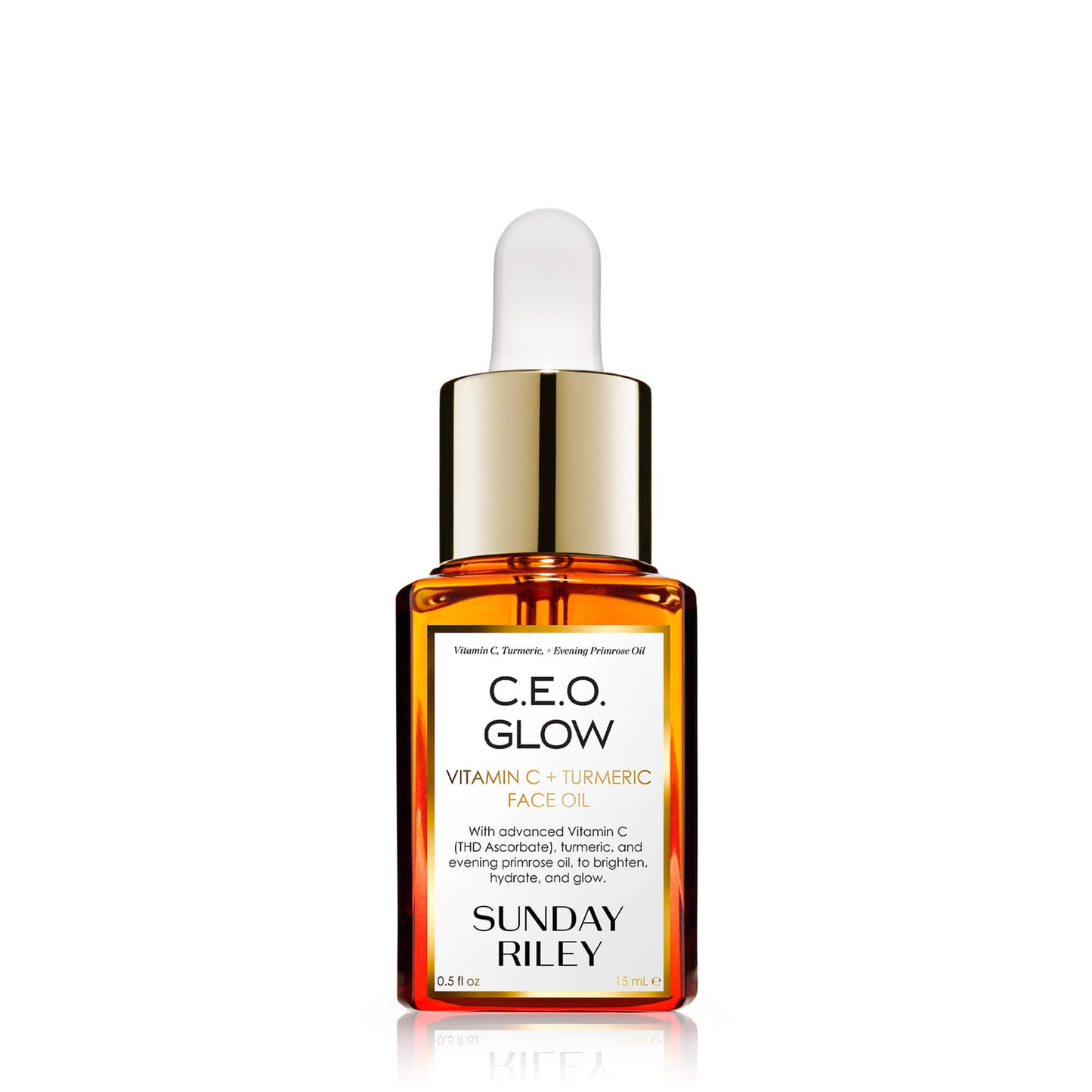 C.E.O. Glow Face Oil 15ml pack shot with award tag